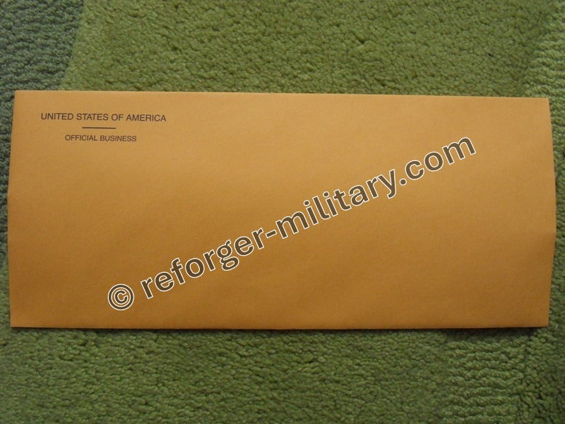 US‑Militär Briefumschlag mit Aufdruck United States of America Official Business