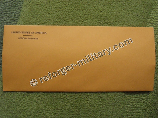 US‑Militär Briefumschlag mit Aufdruck United States of America Official Business