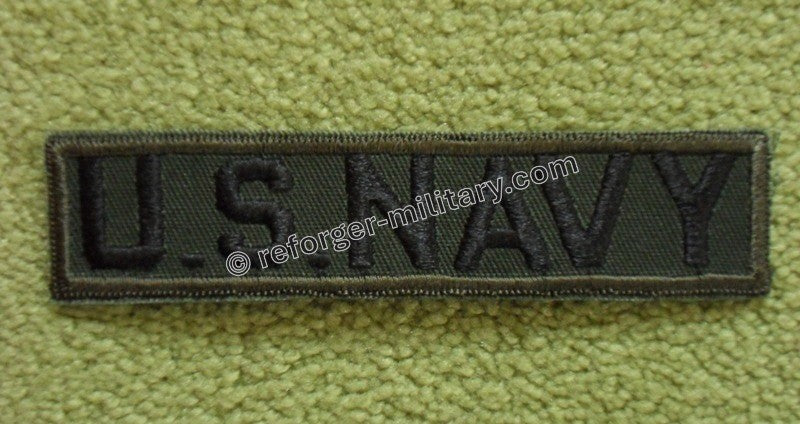 U.S. Navy Tab, Subdued BDU Patch