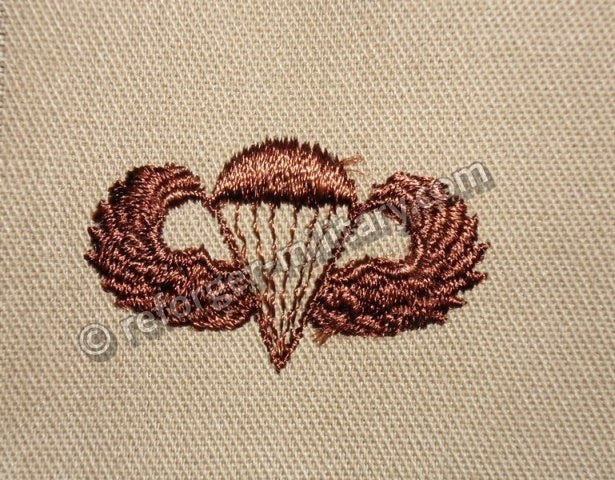 US Paratrooper Fallschirmspringerabzeichen - Jump Wings Desert Cloth Badge