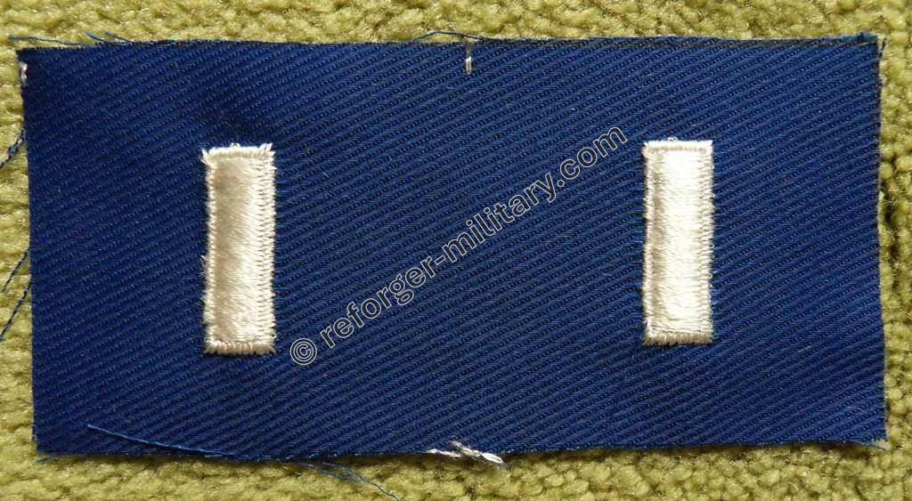 US Air Force Dienstgrad First Lieutenant (O‑2) – Rangabzeichen Aufnäher