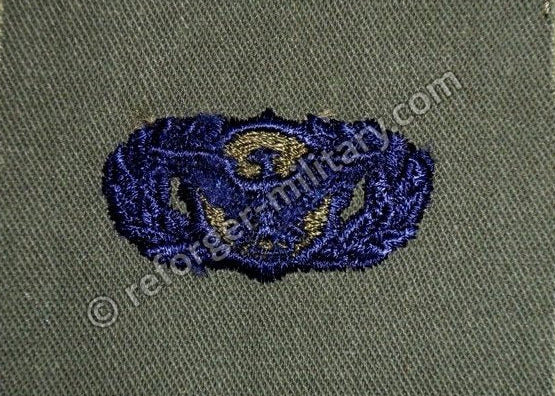 Gesamtansicht des USAF Security Police Qualification Badges in der Basic Ausführung