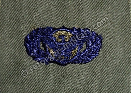 Gesamtansicht des USAF Security Police Qualification Badges in der Basic Ausführung