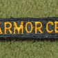 USA Armor Center Schriftzug Tab