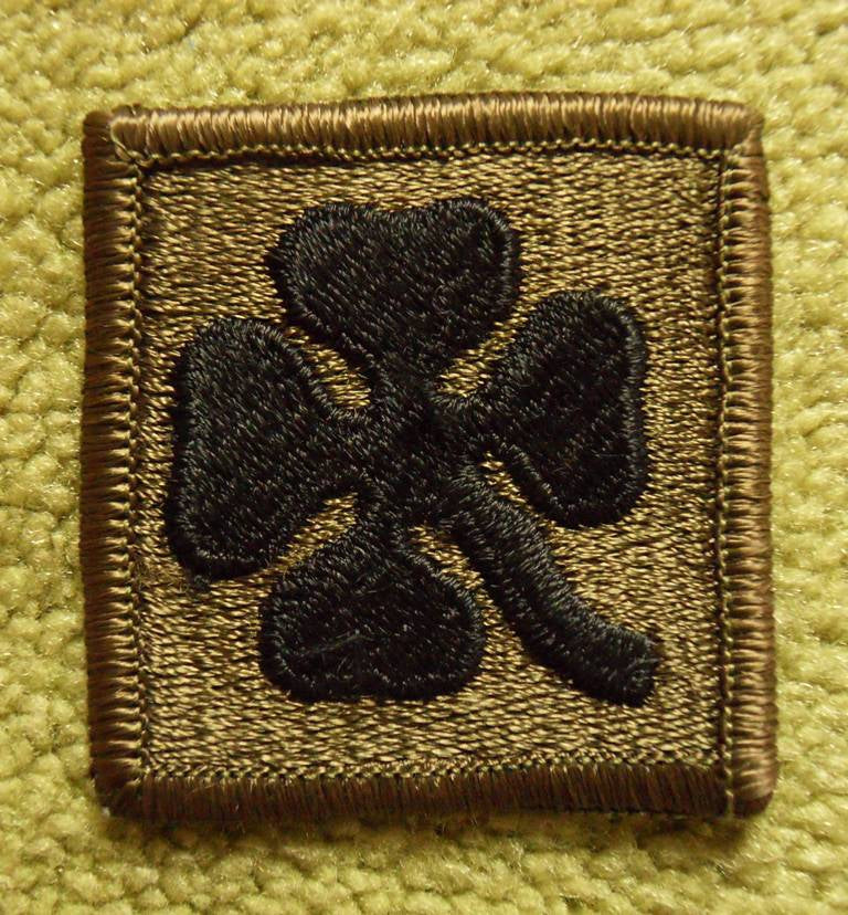4th Army Shamrock Patch
