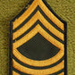 US Army Master Sergeant MSG Rank Green Dress Aufnäher