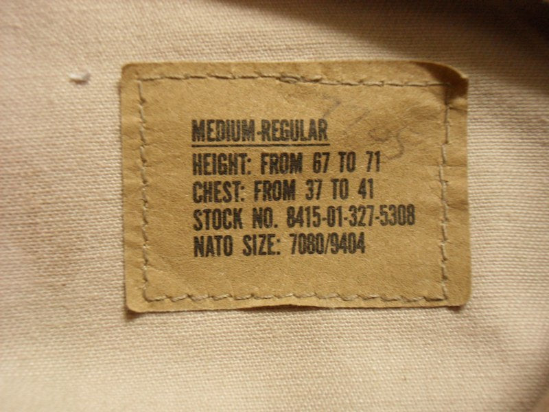 US Army Wüstentarnjacke in Größe Medium