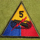 5th Armored Divison WWII Patch – US Army Abzeichen