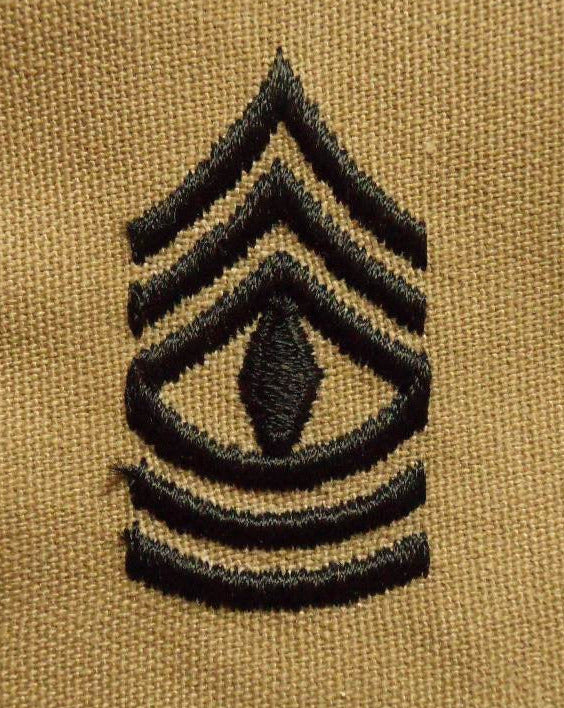 First Sergeant US Army 1SG BDU Rang Oliv