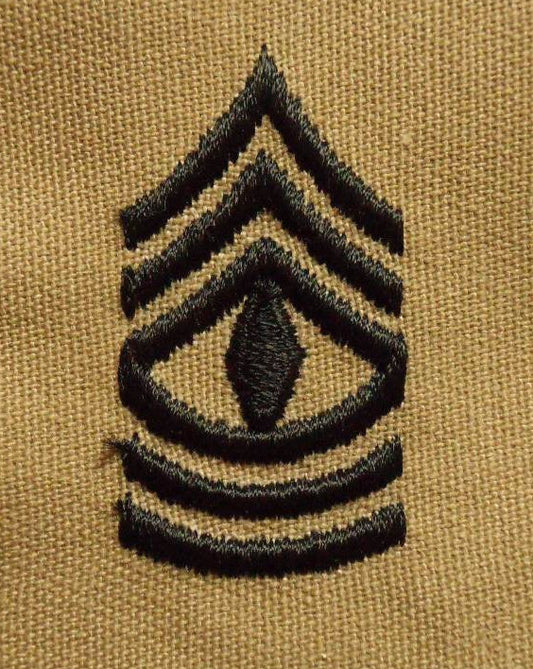 First Sergeant US Army 1SG BDU Rang Oliv