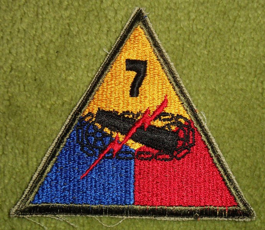 7th Armored Divison WWII Patch – US Army Abzeichen