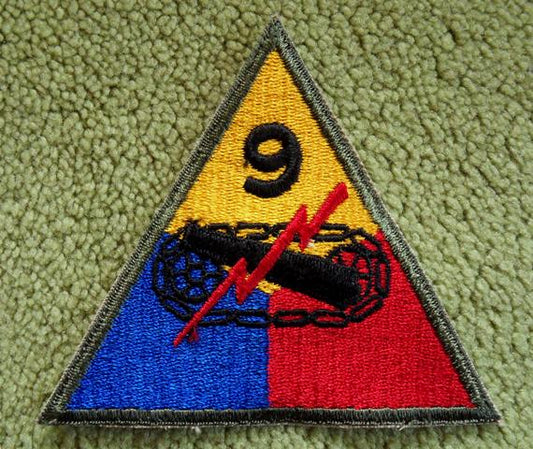 9th Armored Divison WWII Patch – US Army Abzeichen
