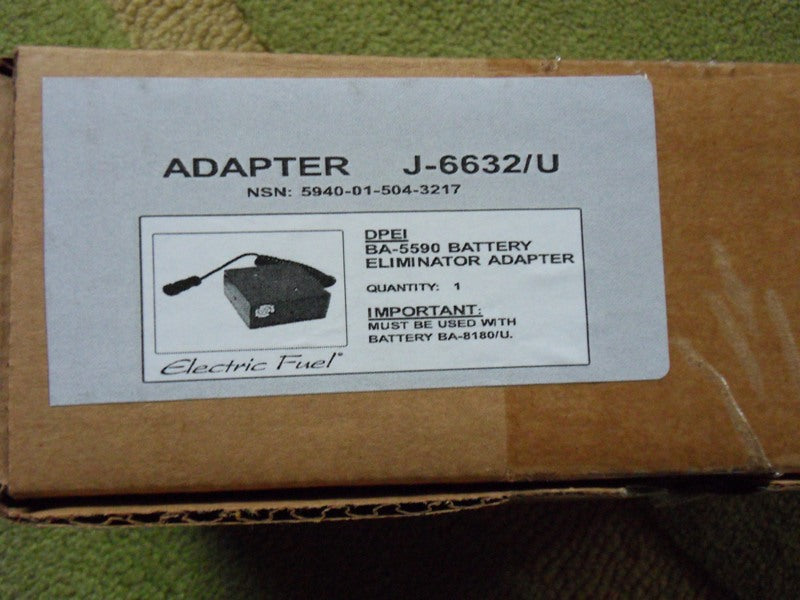 Adapter Battery Eliminator J-6632/U